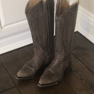 Frye Billy tall double zip boots